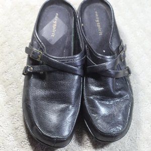 Easy Spirit Size 10 Black Mules